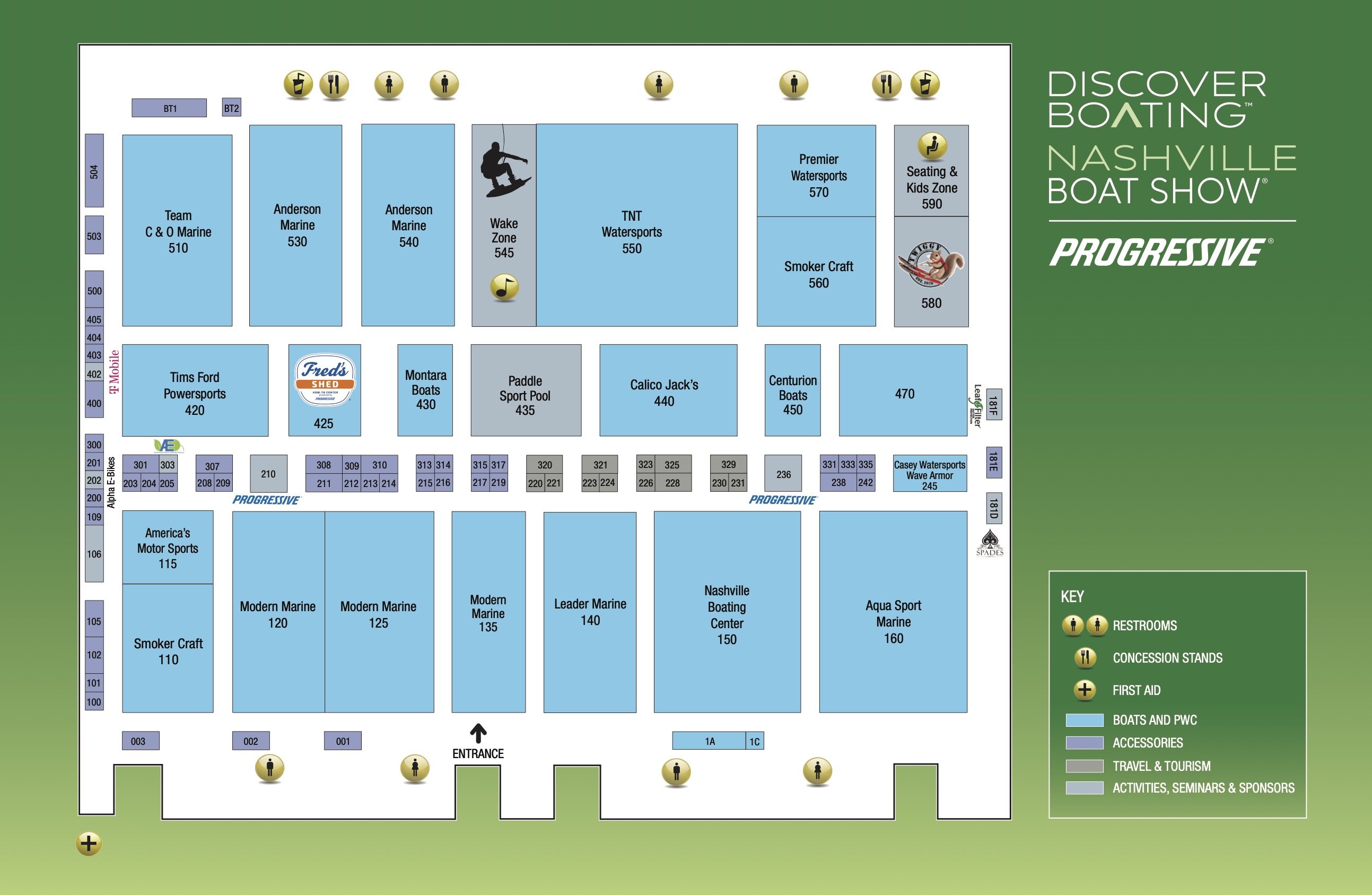 Nashville 2023 Show Map